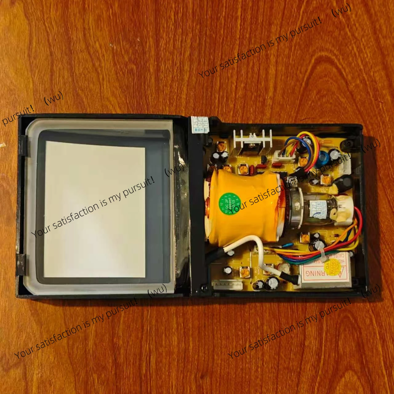 12V 4.2W 4-inch CRT Black-and-white Visible Doorbell Module, Black-and-white Display Module