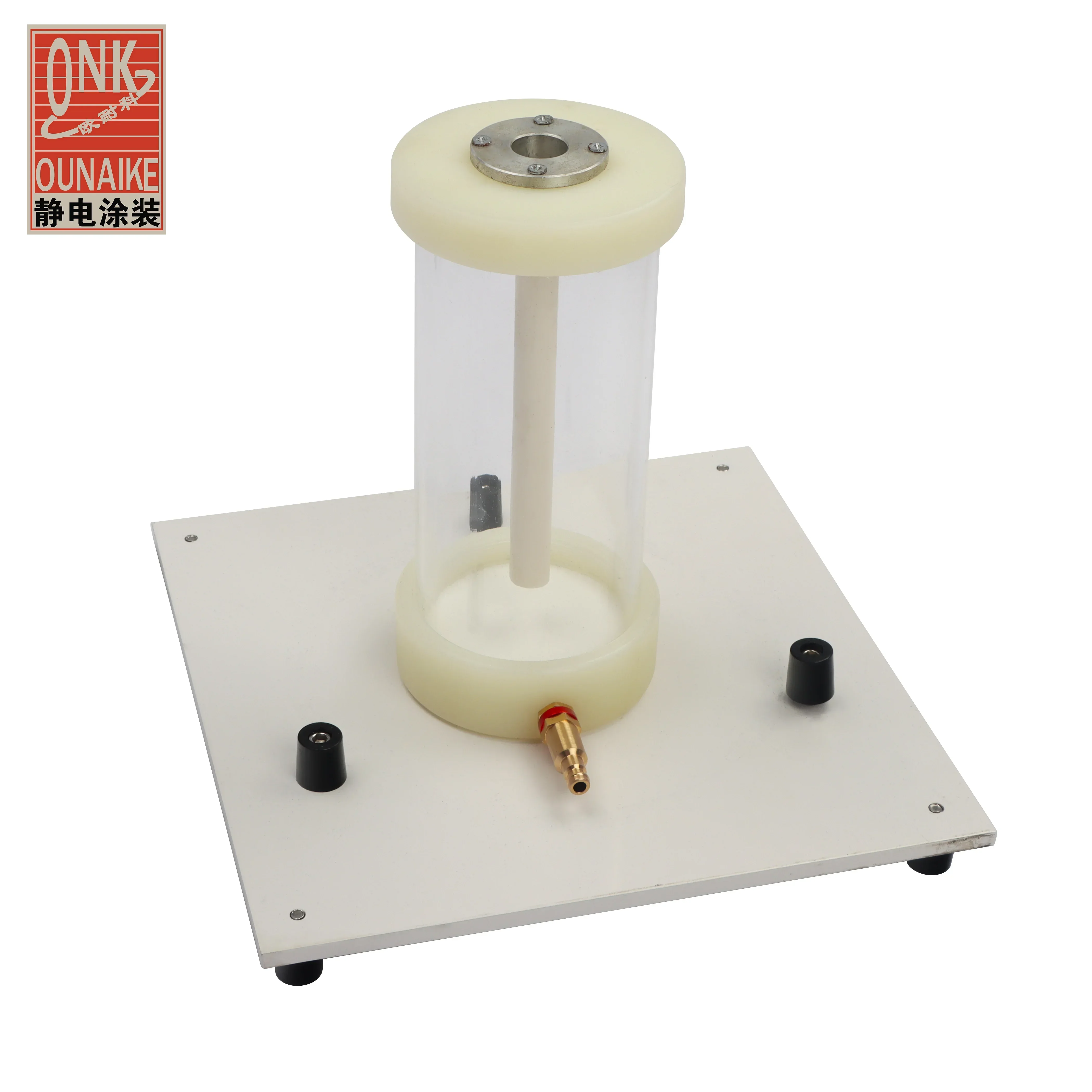 powder coating machine with hopper