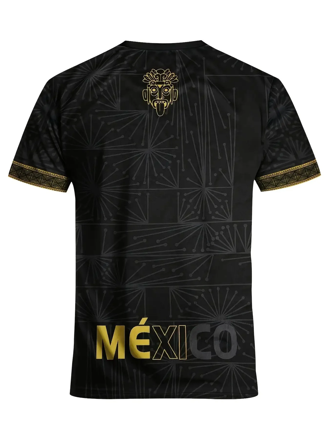 2026 Aztec Mexico Football Fan 3D Print T‑Shirt Unisex Men Outdoor Training Streetwear Summer Short Sleeve Tee