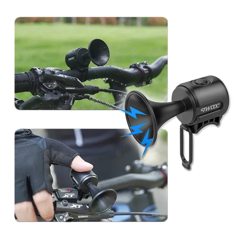 120dB Mini Bicycle Electric Bell Waterproof Bike Horn Super Loud Safety Alarm for Road Mountain Cycling Mtb BMX Accessories