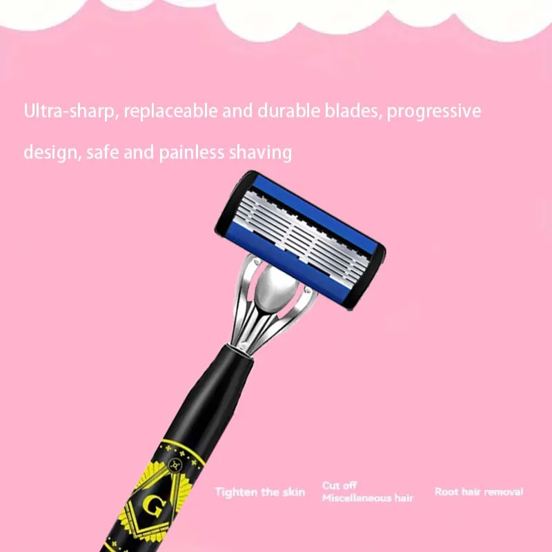ماكينة حلاقة رجالية عصرية: شفرات حادة، مقبض مضاد للانزلاق، ماكينة حلاقة فائقة النعومة وغير مؤلمة. ماكينة حلاقة يجب اقتناؤها للرجال #3
