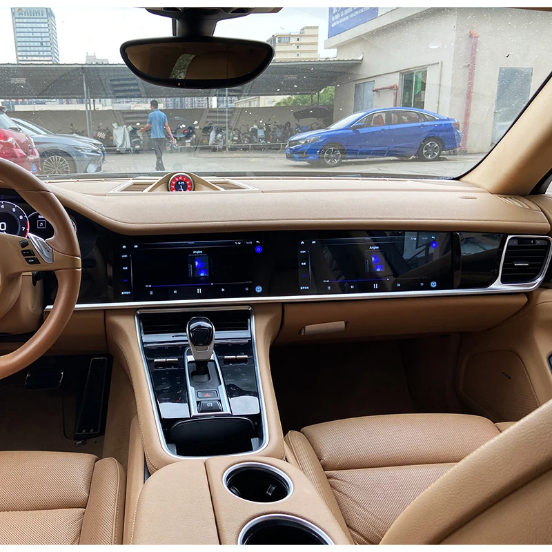 For Porsche Panamera 2010-2016 970 Upgrade Kit 971 Center Console Dashboard Car Modification Center Screen Automotive Interior