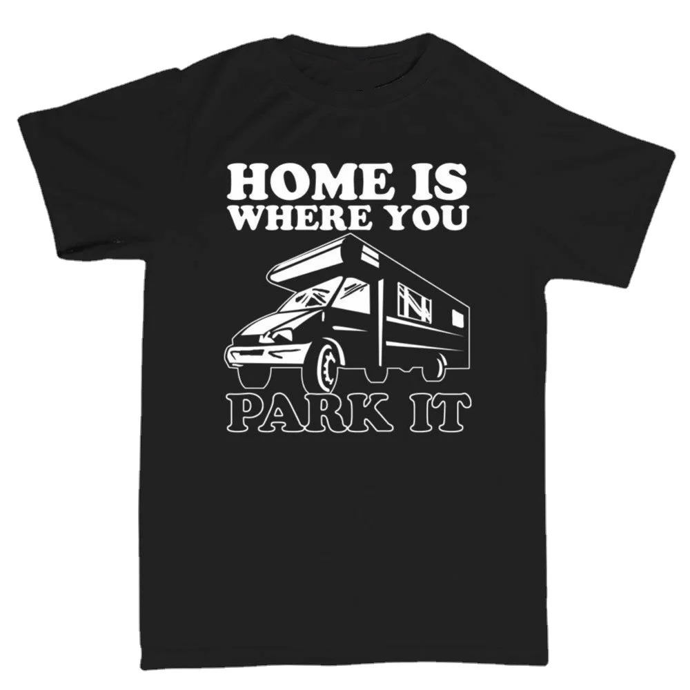 Hot Sale Fashion Caravan Motor Home T-Shirt Men's Summer Cotton Short Sleeve O-Neck T Shirt New S-3XL