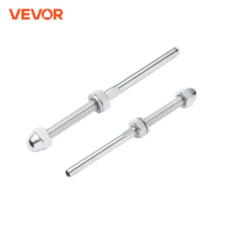 VEVOR Cable Railing Swage Threaded Stud Tension End Fitting Terminal for 1/8