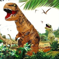 Inflatable Tyrannosaurus Rex Dinosaur Costume Role-play Halloween Outfit for Kids