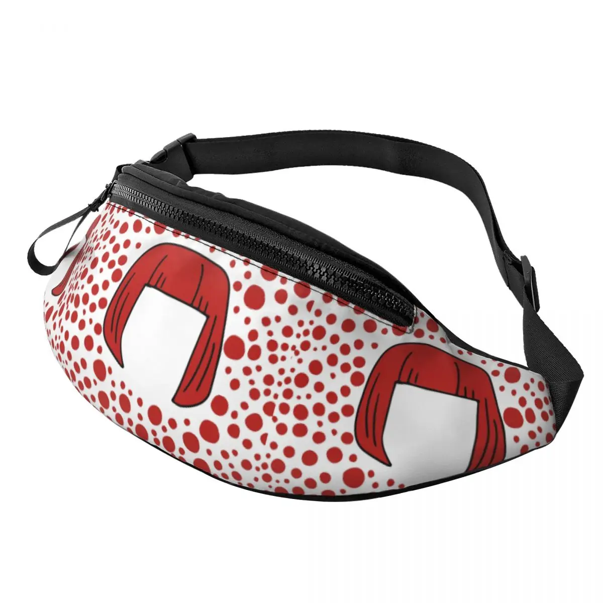 Yayoi Kusama dynia piterek mężczyzn damska niestandardowa estetyczna torba Polka Crossbody do podróży saszetka na pieniądze telefonu