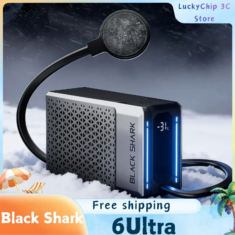 

Магнитный жидкостный охладитель для телефона Black Shark 6 Ultra с полупроводниковым охлаждением, клипса для крепления на заднюю панель, для игр, прямых трансляций, телефонов Vivo, OPPO