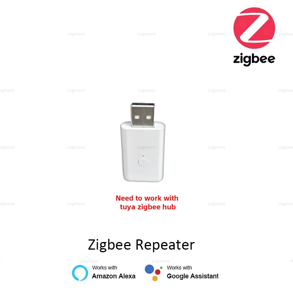 

Ретранслятор сигнала Tuya ZigBee USB-усилитель сигнала, удлинитель устройства автоматизации умного дома, работает с концентратором шлюза ZigBee