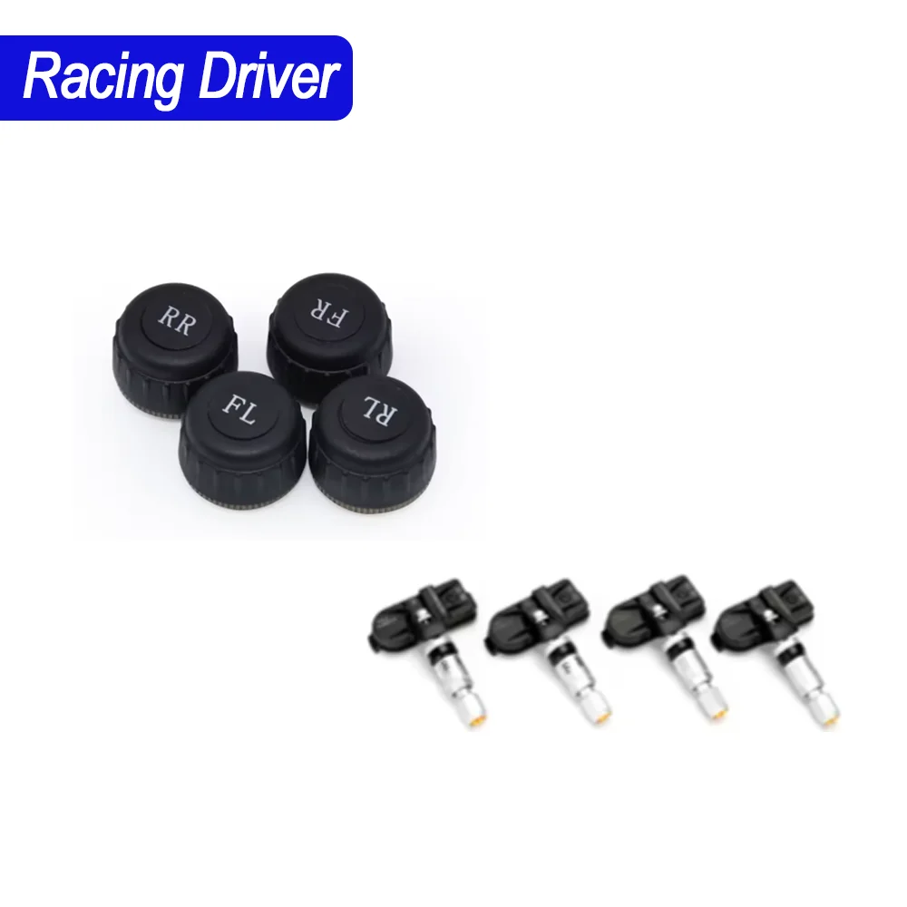 Android TPMS for Car Radio DVD Player Tire Pressure Alarm Monitoring System Spare Tyre Internal External Sensor USB TMPS