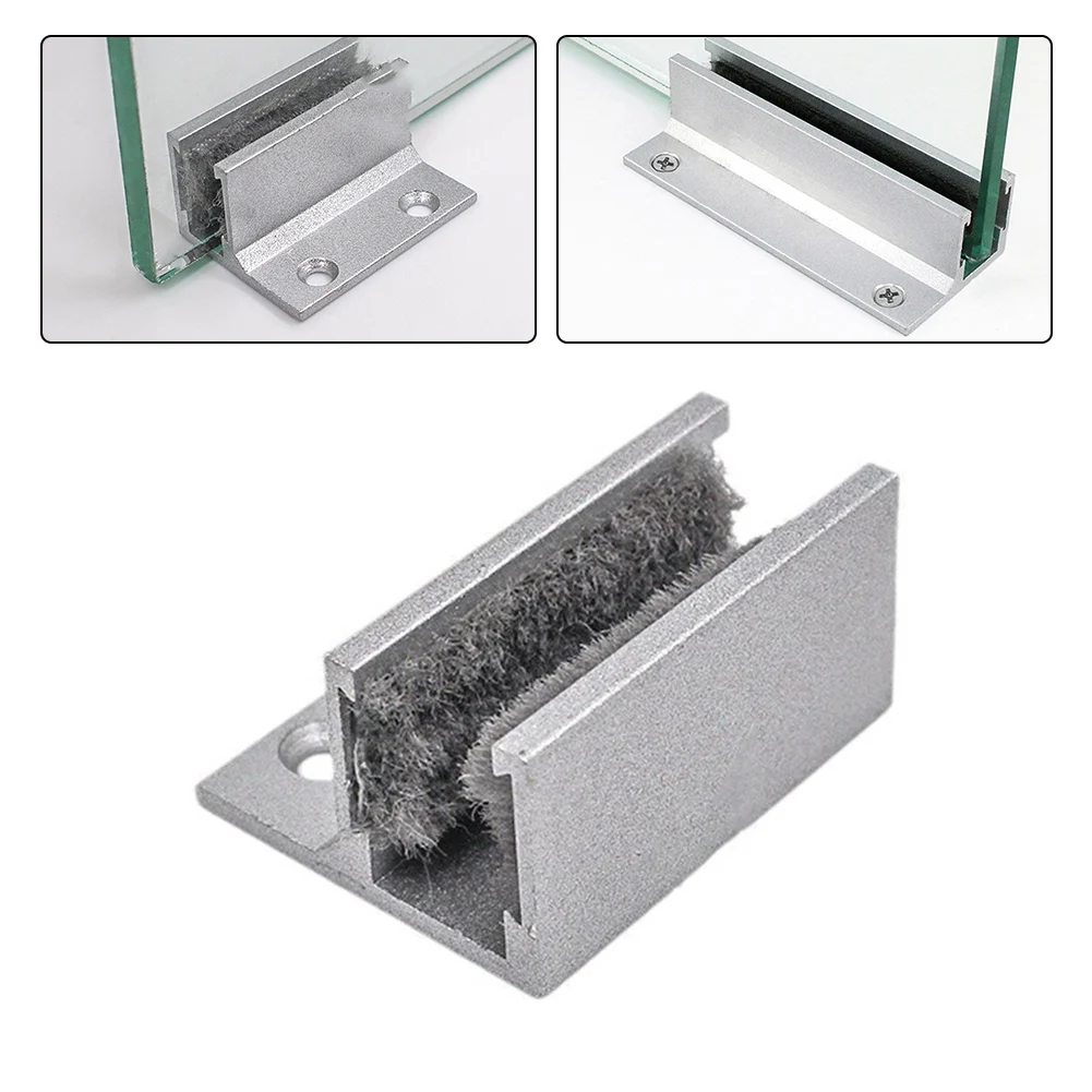 Rail de guidage pour porte coulissante en verre à réduction de bruit avec conception réglable, complément idéal pour toute configuration de maison moderne