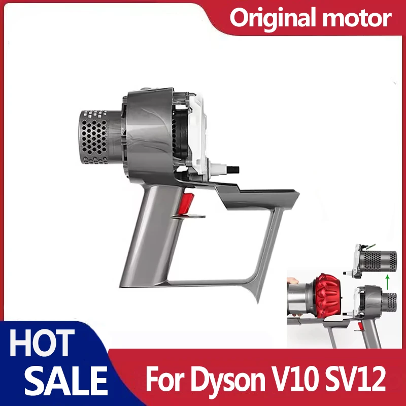 Pour aspirateur à main sans fil Dyson V10 SV12, pièce de rechange de moteur d'origine, assemblage de coque de moteur, accessoire de tête de moteur