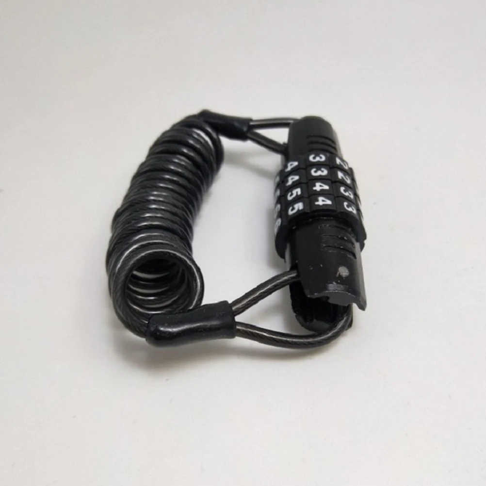 

Bicycle Password Lock Code Padlock for Bike Motorcycle Scooter Black Portable Secure Easy Use Storage Durable