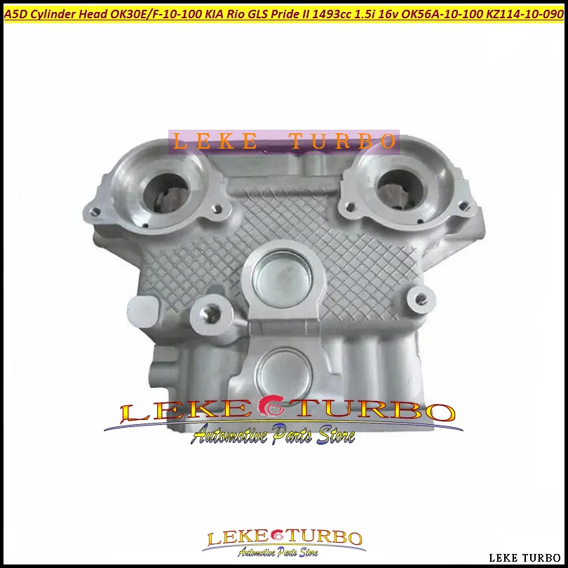 A5D Cylinder Head OK30E-10-100 OK30F-10-100 OK56A-10-100 KZ114-10-090A 22100-2X200 For KIA Rio GLS Pride II 1493cc 1.5i 16v 00-