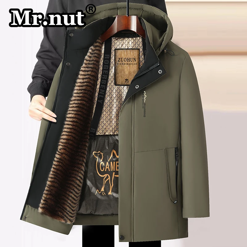 Mr.nut-Veste matelassurera en coton pour homme, manteau PerfecHat, coupe-vent, garde au chaud, vestes d'extérieur UNIS issantes en Y, vêtements pour homme, hiver