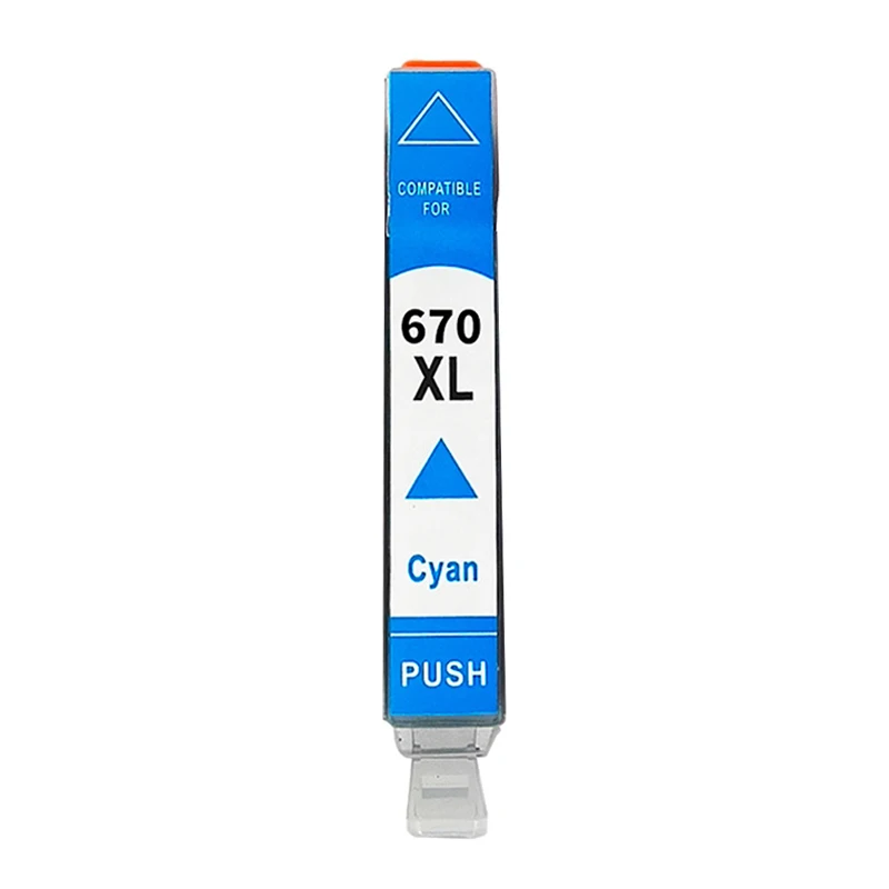 670 670XL Ink Cartridge Compatible for HP670 for HP Deskjet 3525 4615 4620 4625 5525 6520 6525 6526 CZ117AL Ink Cartridges