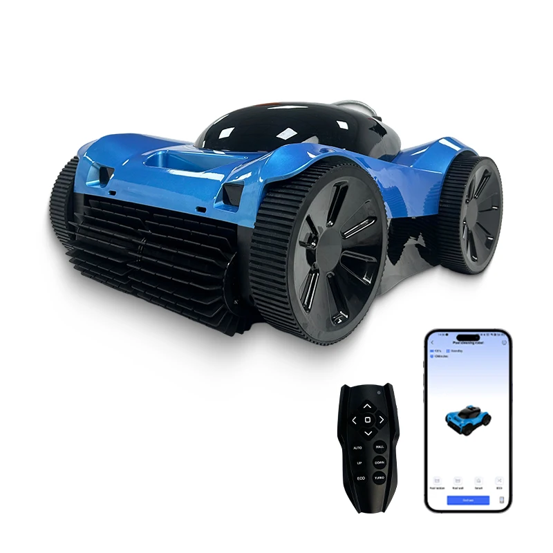Addotron Professional Wall Climbing Cordless Robotic Pool Cleaner Five-in-One Cleaning 10400mAh Lithium Battery Smart Tuya App