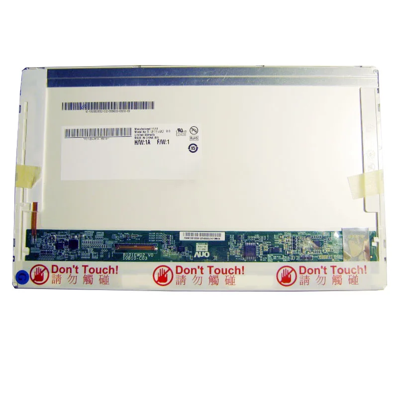 B101EW02 V0 v1 For Acer Aspire One AO531h 10.1 inch Laptop Lcd Screen replacement 1280(RGB)×720 40 pins