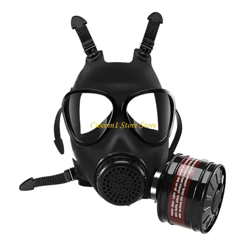 A3PC Full Face Respirator Head Mounted Respirator, Full Face Mask with Filter