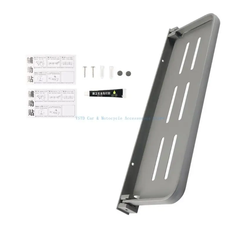 L5BC Fold Down Aluminum Wall Shelf For RVs Maximizes Space With Unobtrusive Designing