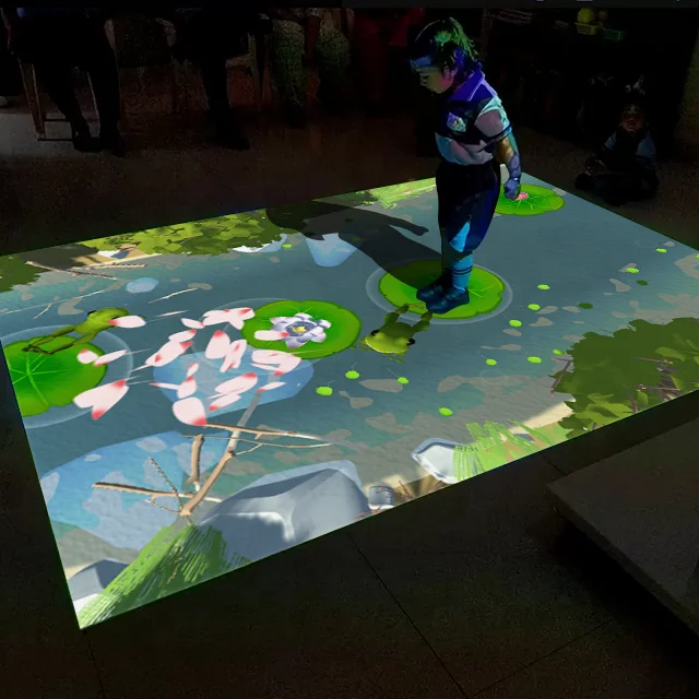 Interactive Floor Projection System 3D AR Interact Game for Shopping Mall & Event&Kids Playground