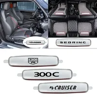 Car Seat Sticker Emblem Sticker FOR Chrysler VOYAGER SEBRING PT CRUISER PACIFICA NEON CROSSFIRE CONCORDE CIRRUS Aspen 200S 300S