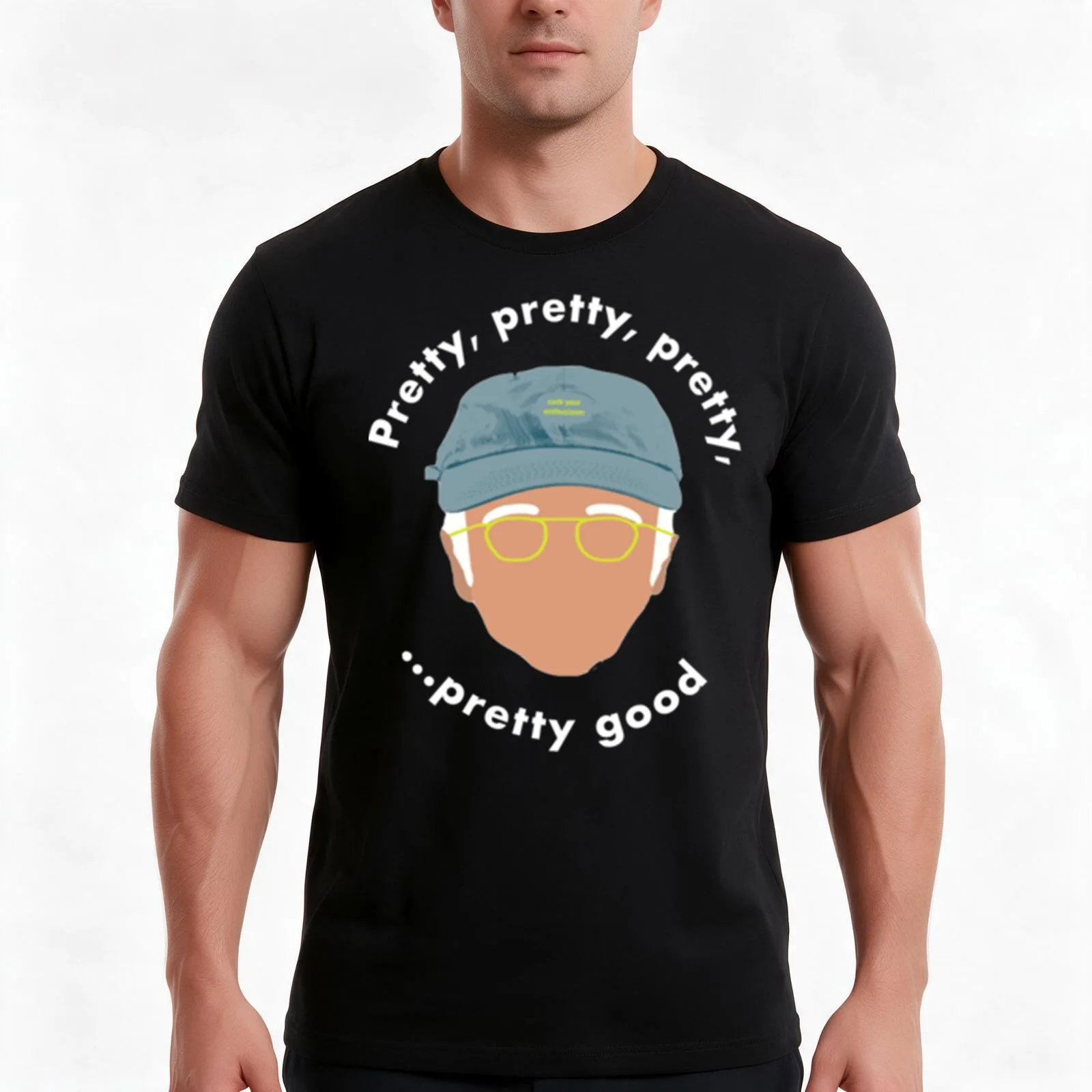 Curb Your Enthusiasm Larry David Pretty Pretty Pretty Good Merch T-Shirt Summer Casual Cotton Tee Oversized Streetwear Tops
