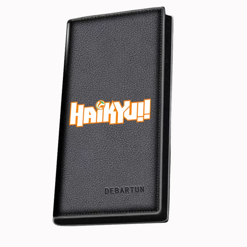 

Anime volleyball design orange white Men's Long Wallets Business Stylish Printing Design Casual Use Christmas Valentine's Father
