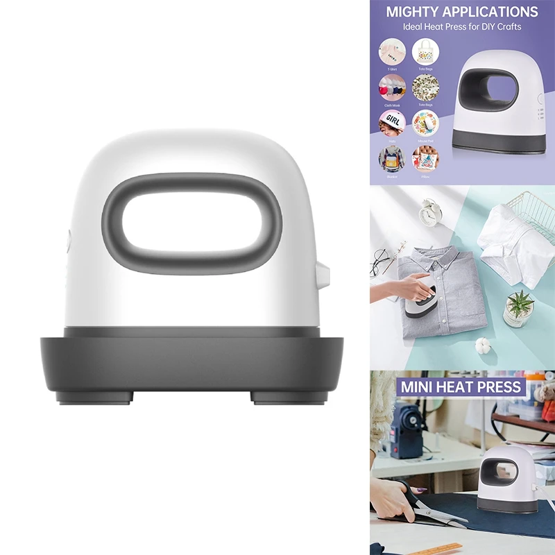 Mini Heat Press Machine T-Shirt Printing Easy Heating Transfer Press Iron Machines For Clothes DIY Home