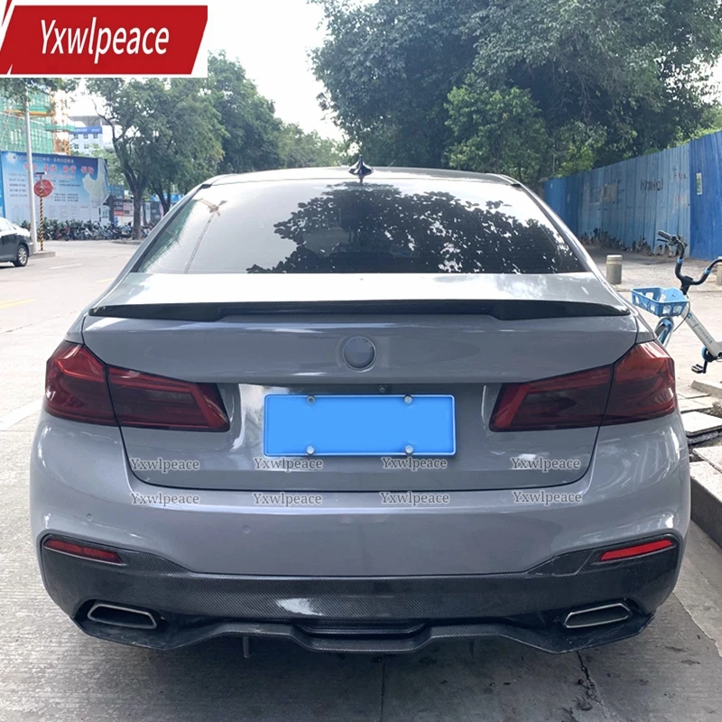 

For BMW G30 G38 Spoiler 520i 535i 530i 525i 2018-2021 High Quality ABS Material P Style Rear Trunk Lip Spoiler Car Accessories