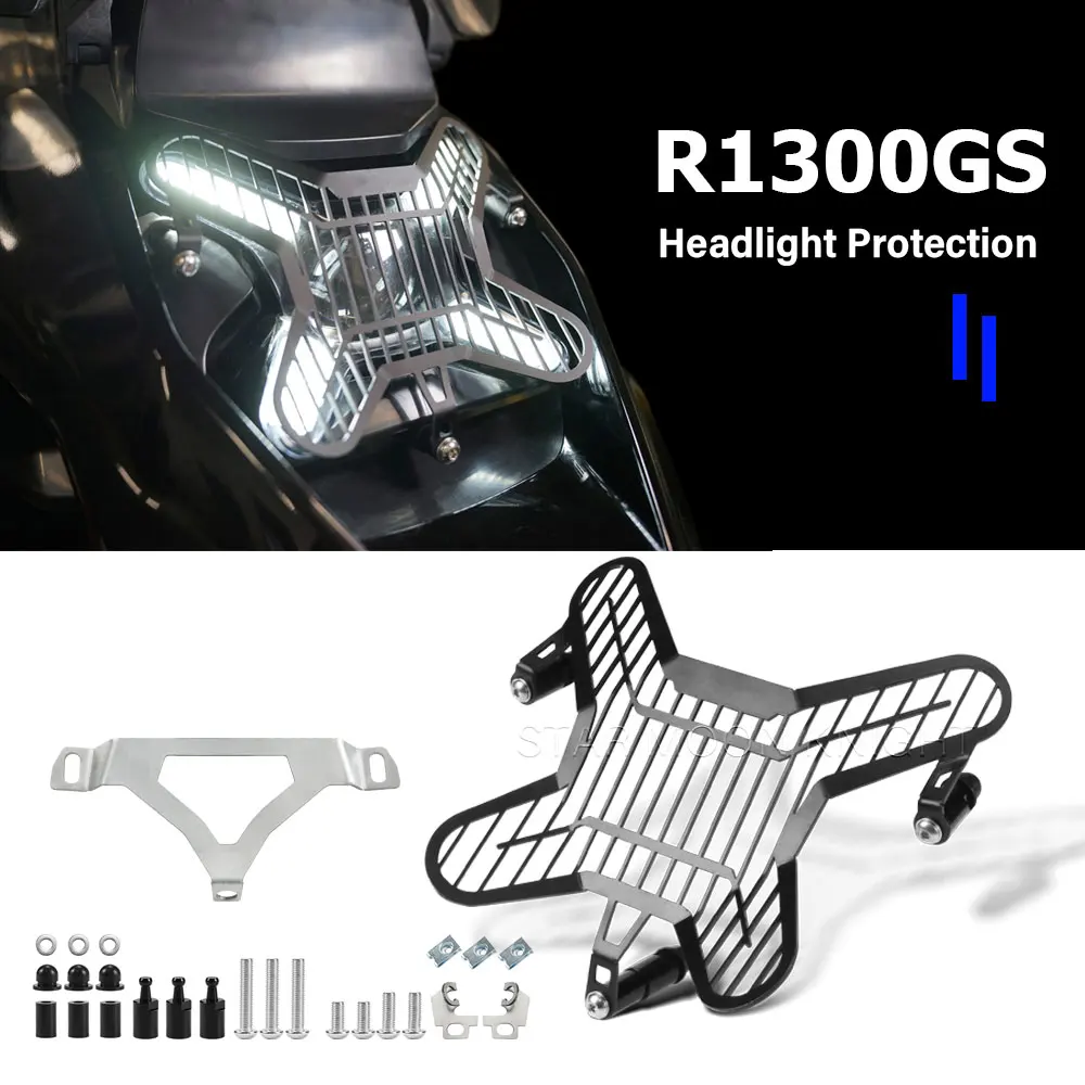 

Quick Release Motorcycle Headlight Guard Protector For BMW R1300GS R1300 GS R 1300 GS 2024 2025 Front Light Protection