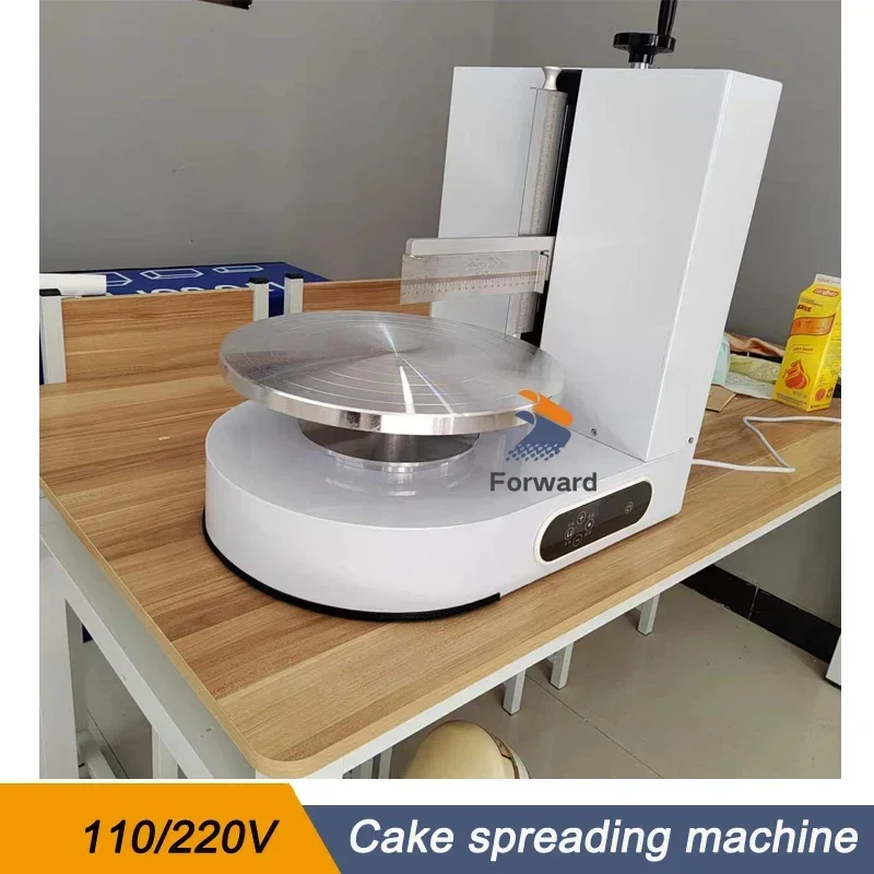 2025Desktop Cake Cream Icing Spreading Coating Machine/Birthday cake Smoothing Decorating Spreader Machine