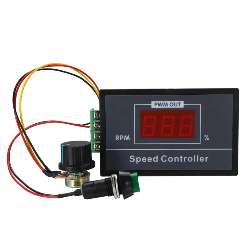 30A DC Motor/Motor Speed Controller Rotation Speed Positioning Table DC Brushed Reducer 6V12V24V36V60