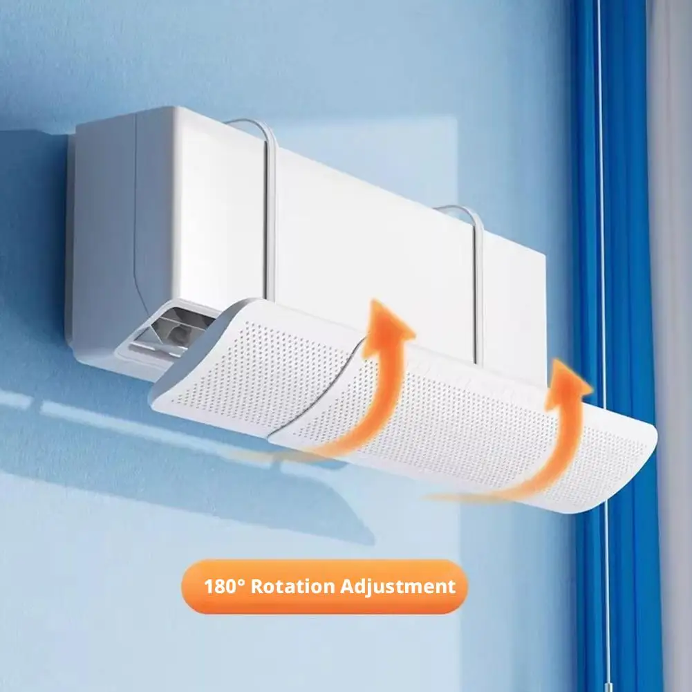 New Adjustable Air Conditioning Cover Wind Deflector Windshield Air Conditioner Tools Air Baffle Shield Home Office Accessories