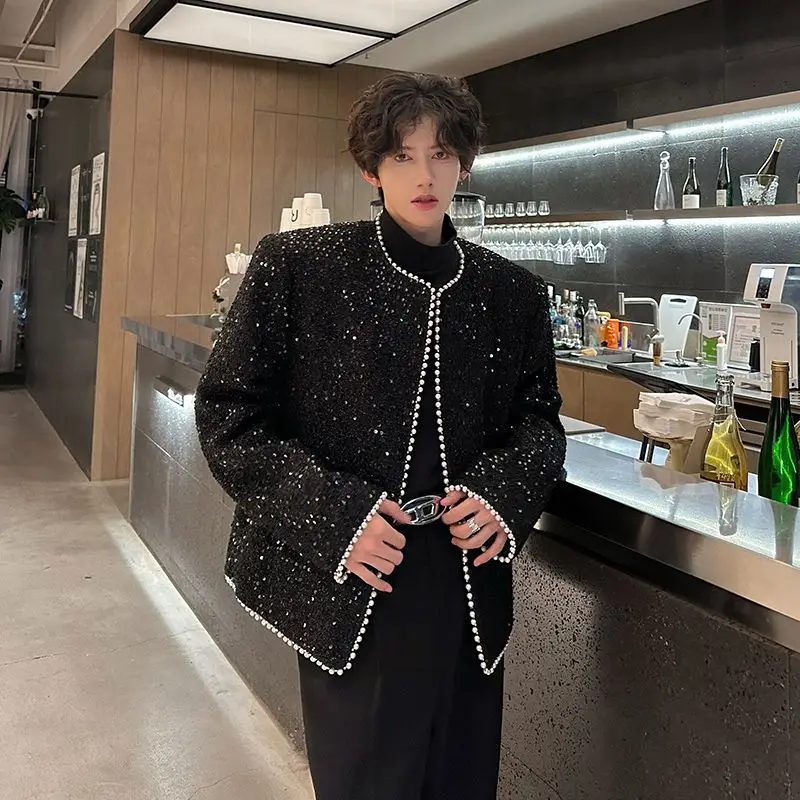 

Wool Blend Jacket Man For Work Mens Skateboard Street Urban Culture Lifestyle Youth Teenager Millennial Hip-Hop Rap Music Dance