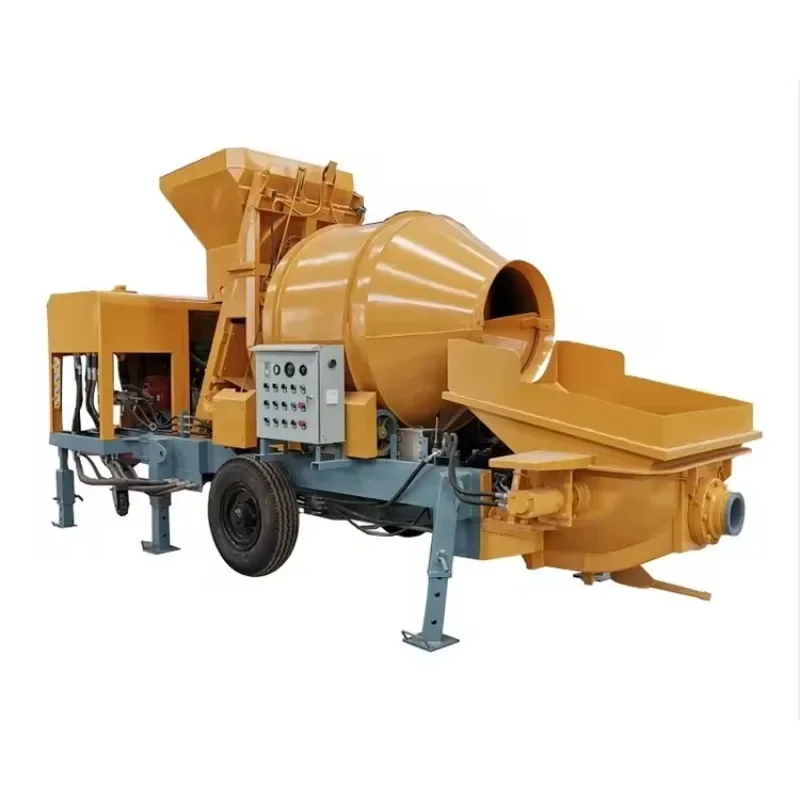 High Operating Efficiency Diesel Engine C3 Mini Portable Concrete Mixer Pump Machine for Construction Industry