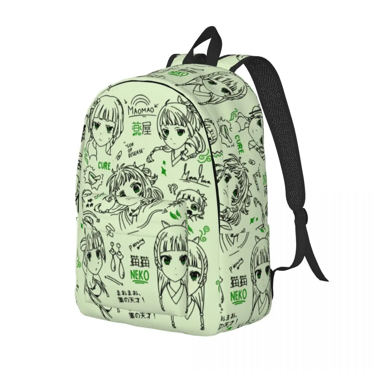 The Apothecary Diaries Maomao Backpack Teenage Student Hiking Travel Daypack God of Disease Laptop Computer Canvas Bags Pocket