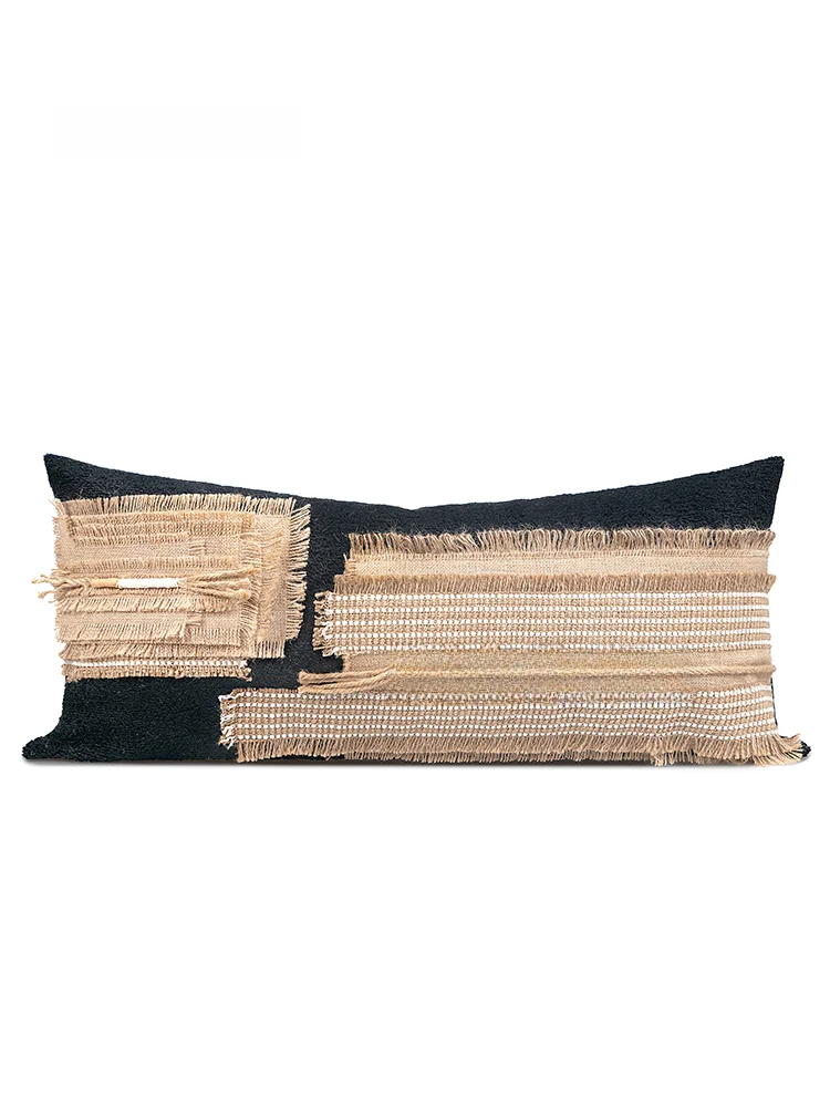 

Original Design Sofa Pillow Bed Head Cuion Sample Room Display l Chinese Sle Mixed Fabric Square Pillow Case Core