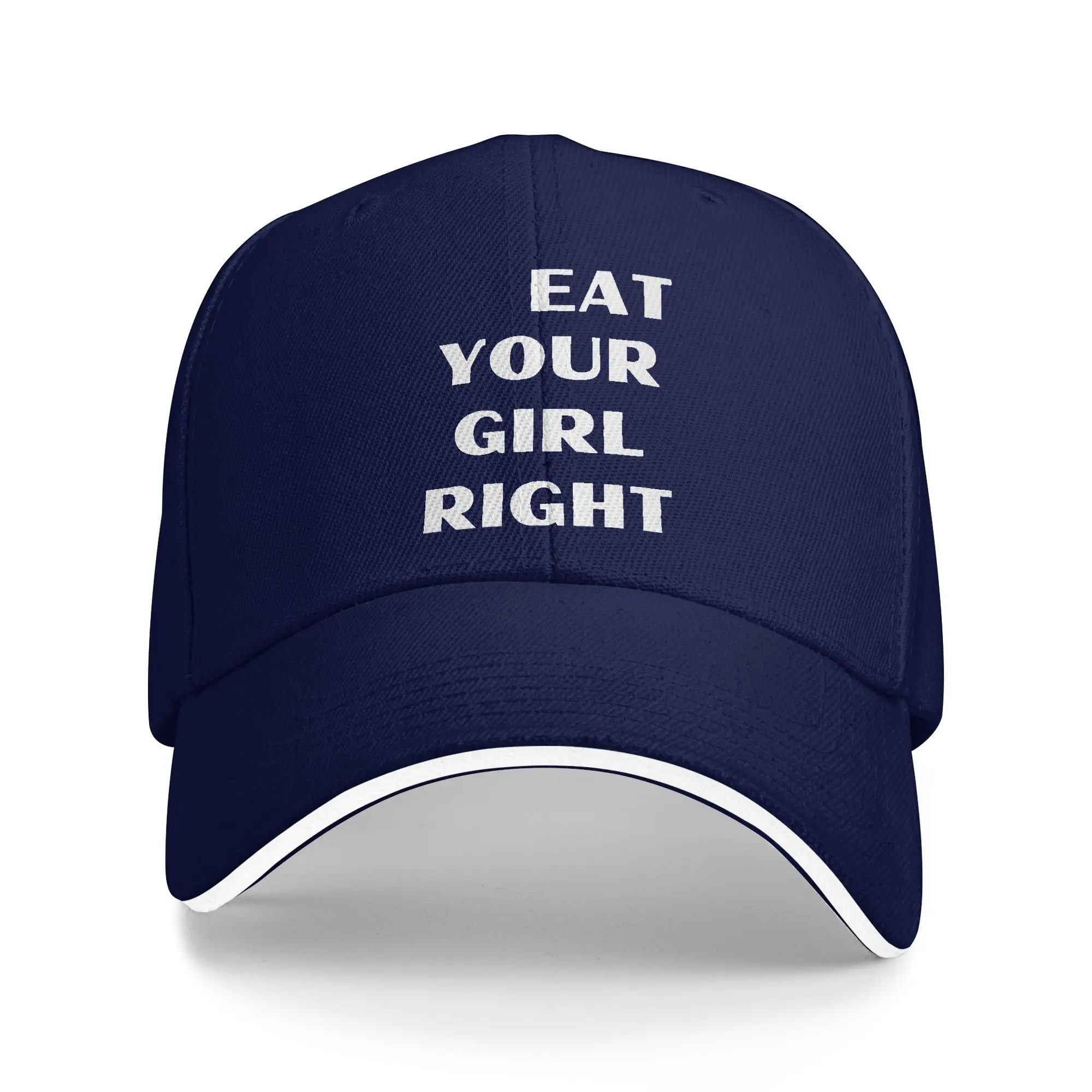 Unisex Funny Joke Treat Eat Your Girl Right Sandwich Hat Baseball Caps Snapback Caps  Trucker Hat Adjustable Racing Cap Winter