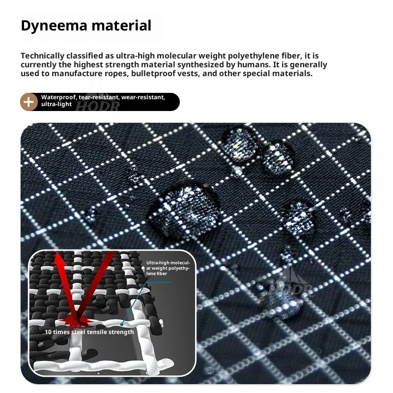 [HODR] Dyneema Sac de rangement pour tasses en titane pour tasses de 200 à 450 ml, ultralégères, légères, résistantes à l'eau, équipement de camping et de randonnée