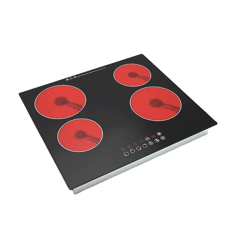 2026 New, High Quality Multi-Functional Commercial Electric Ceramic Stove with Four Burners Built-in Design for RV Outdoor