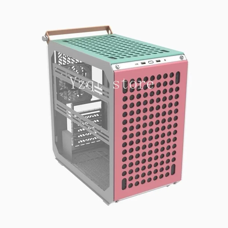 

Transparent glass support EATX main board sea view room computer case