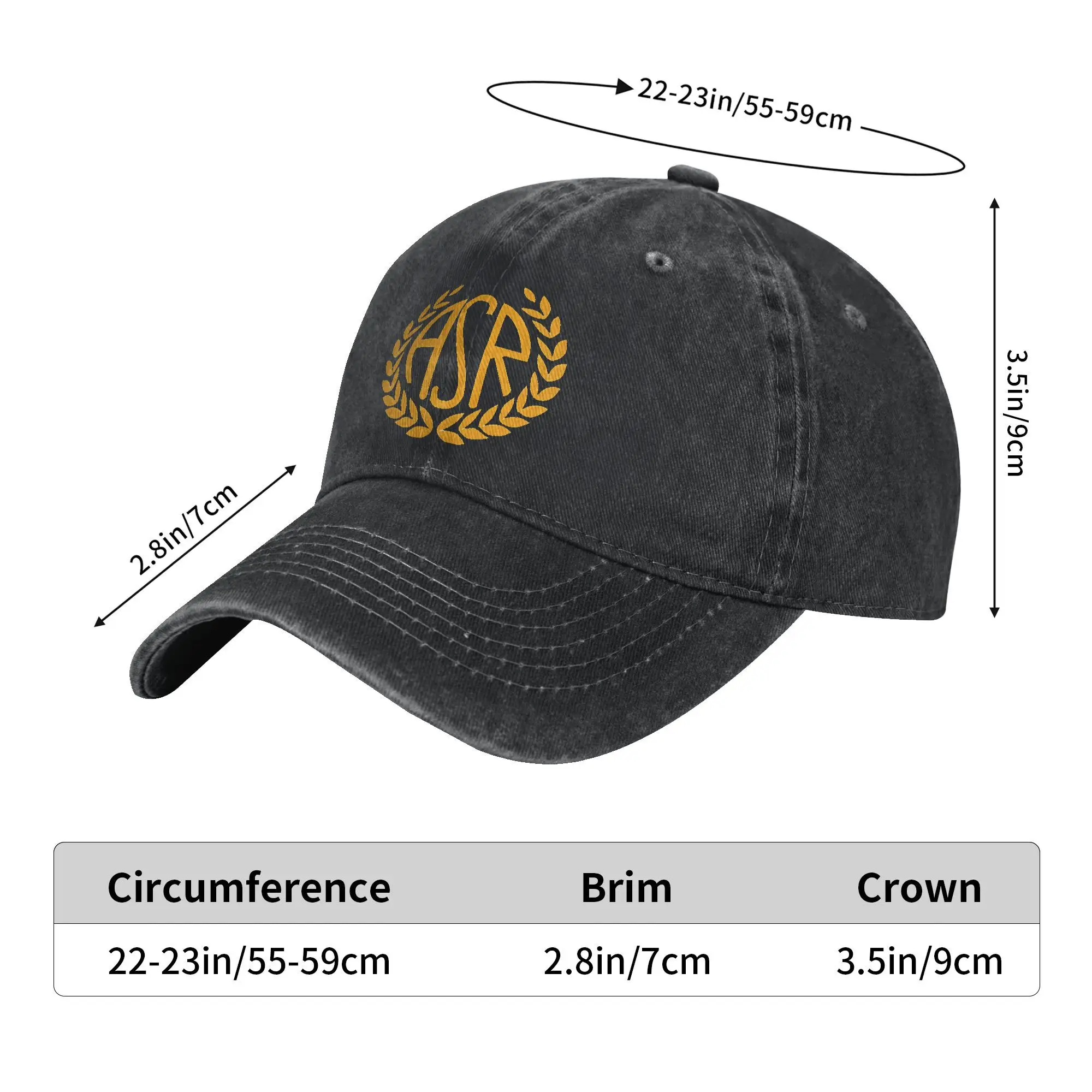 ASR Roma Washed Baseball Cap  Stylish Sun Hip Hop Hats Summer Unisex-Teens Running Hippie Snapback Cap