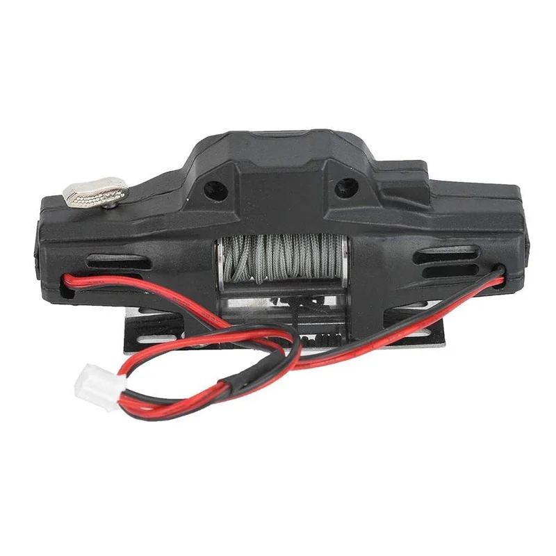 Double Motor Metal Winch For 1/10 RC Crawler Car RC4WD D90 Axial SCX10 TRX4 KM2 Replacement