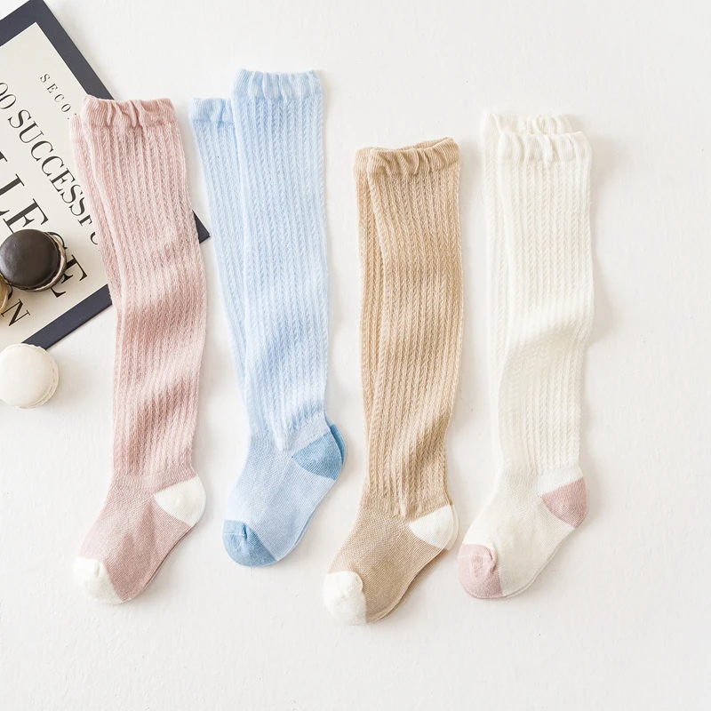 

Baby Girls Thigh High Socks Cute Anti-Mosquito over the Knee Socks Newborn Stockings for Infant Clothing Accessories