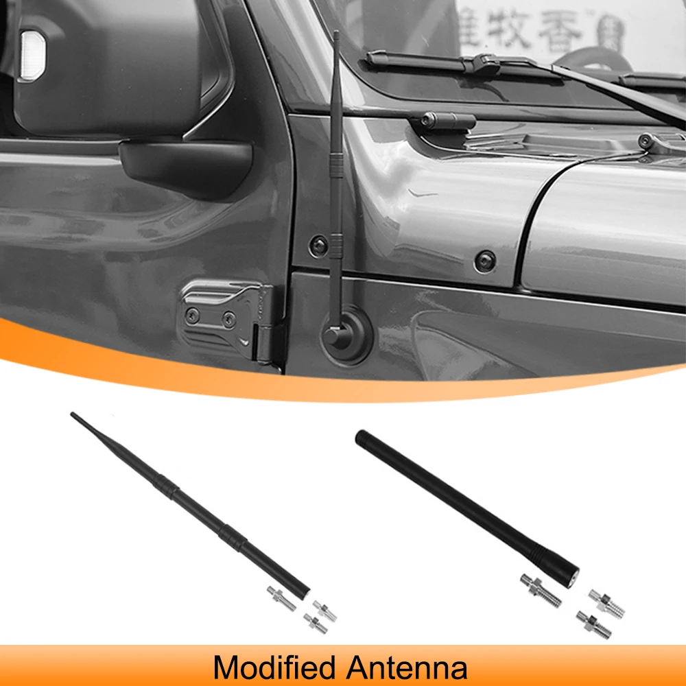 

Car Radio Signal Modify Antenna for Jeep Wrangler TJ 1997-2006 JK 2007-2017 JL Gladiator JT 2018-2023 for Ford F150 Accessories