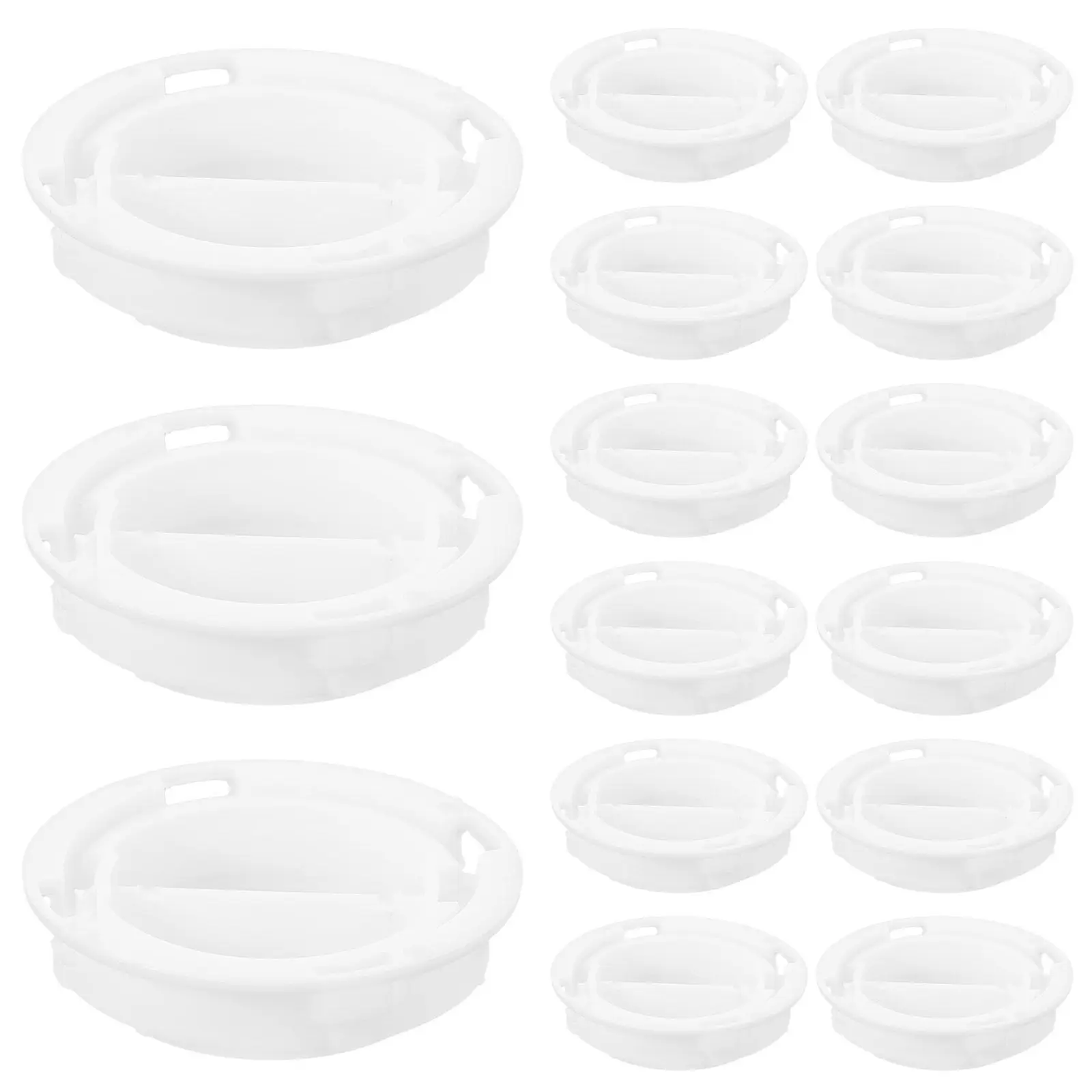 

25Pcs Piggy Bank Bottom Cover ABS Plastic Money Box Stopper for Saving Coins Prevent Slippage Smooth Edge Protection Reusable