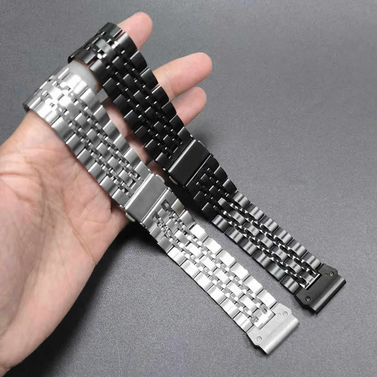 Stainless Steel Strap 22/26mm for Garmin Fenix 8 7 Pro E 8X 7X 6X 5X Metal Band for Garmin Tactix 8 Epix Pro QuickFit Watchband