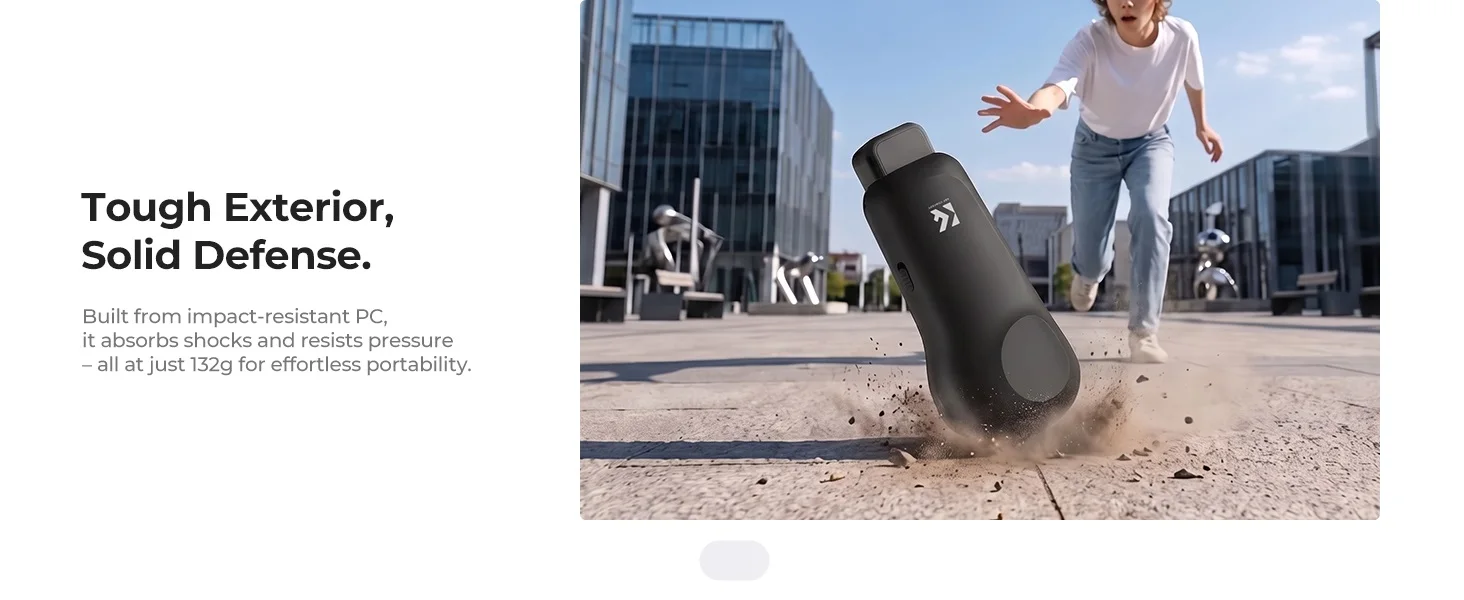 K&F CONCEPT Schutzgehäuse für DJI Osmo Pocket 4P Gimbal-Kamera, Aufbewahrungsbox mit integrierten Fächern für Filter und Weitwinkeladapter – Detail 5