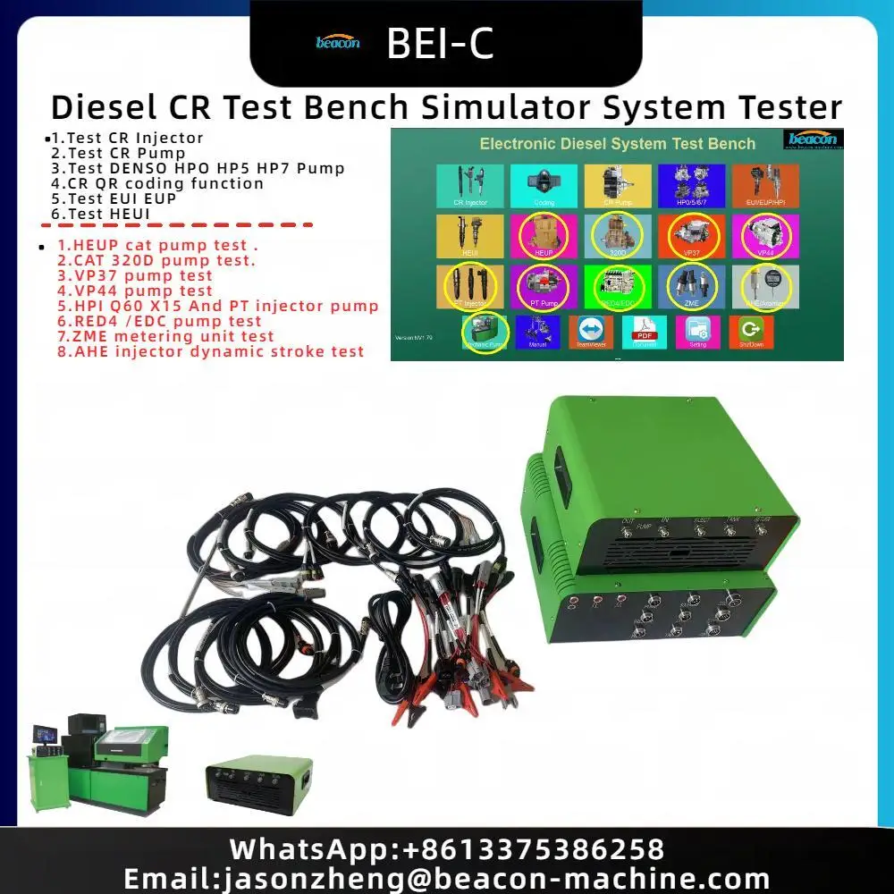 

The New Listing High Pressure Common Rail Injector Pump Test System BEI-C Injector Coding Test System