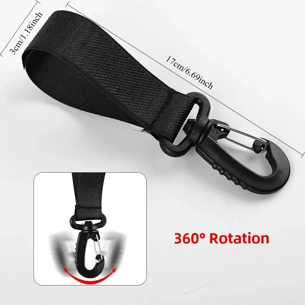 2-10pcs Stroller Hooks Buckles Clip Aluminum Alloy Carabiner Cart Organizer Diaper Bag Shopping Pram Hook Buckle Stroller Hanger